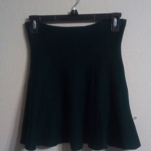 Dark green wet seal mini skirt